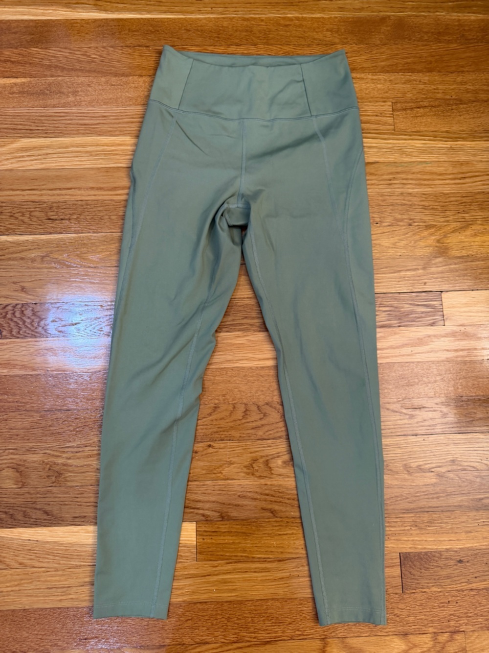 Girlfriend Collective High Rise 27" Inseam Leggings Sage Green - Size Medium